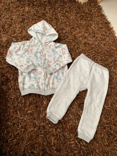 ZARA Baby スウェット上下　裏起毛　パーカー  パンツ　100