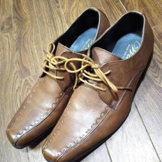 メンズ革靴◇ブラウン 25.5 美品