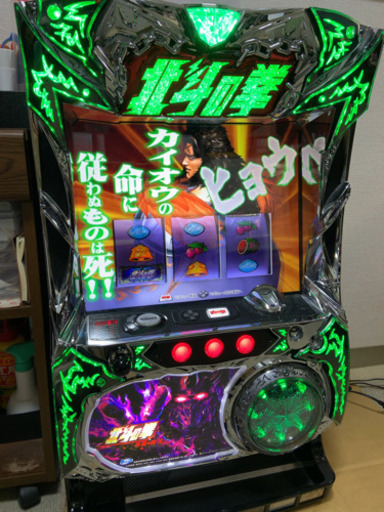 スロット実機❗️北斗の拳カイオウパネル