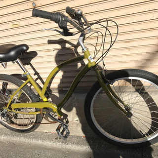整備済中古自転車 five  card ビーチクルーザー 6段ギア