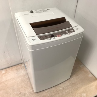 中古 高年式 7.0kg 送風乾燥機能付き 全自動洗濯機 ハイアール アクア AQW-P70E 2016年製造 まとめ洗い 大きい 二人暮らし 一人暮らし 6ヶ月保証付き