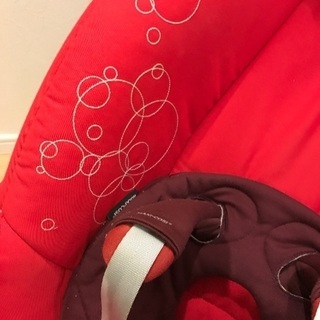 Maxi-Cosi Pebble マキシコシ ペブル 赤 アダプター付き　持ち運び楽チン♪の画像
