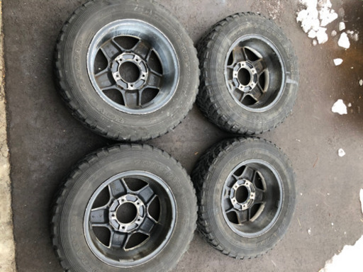 [値下げ]JA11 ジムニー　ブラットレー　5.5J  +22　195/R16 6P.R トーヨートランパス　マッドタイヤ　