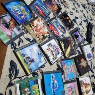 初代プレステ本体とソフト16本の画像