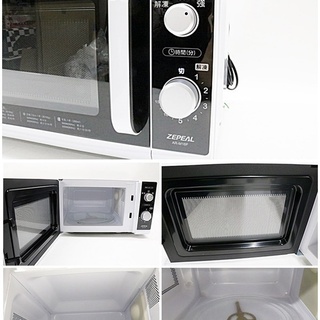 引取限定　ゼピール　ヘルツフリー単機能電子レンジ　2017年製　500W　600W　解凍　AR-M16F　ZEPEAL　電響社の画像