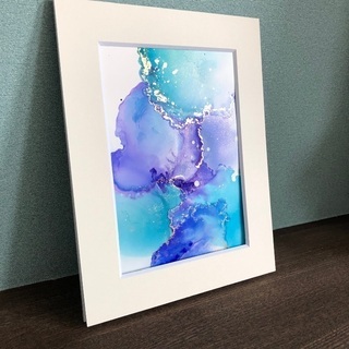 アルコールインクアート体験ワークショップの画像