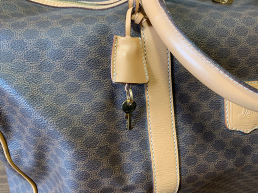 セリーヌ　CELINE ボストンバック　マカダム柄