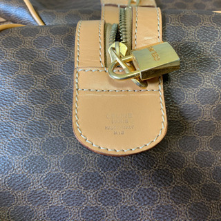 セリーヌ　CELINE ボストンバック　マカダム柄の画像