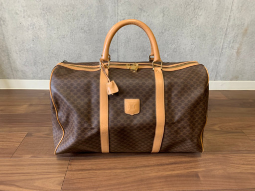 セリーヌ　CELINE ボストンバック　マカダム柄