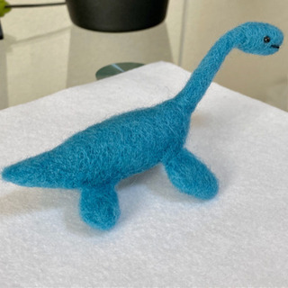 羊毛フェルト　プレシオサウルス（小）