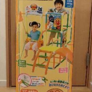アンパンマン　ジャングルジム&ブランコ　セット売の画像