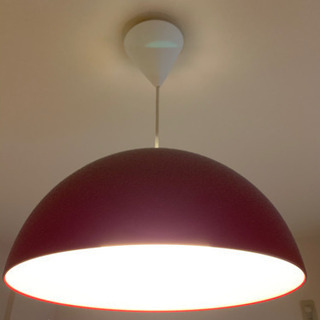 吊り下げ照明　IKEA 365+ T0710 Brasa 45 赤