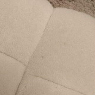 座椅子 リビングチェア イス リクライニング ホワイトの画像