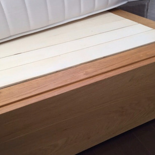 値下げ！　無印良品　セミダブル　ベット　マットレスなしの画像