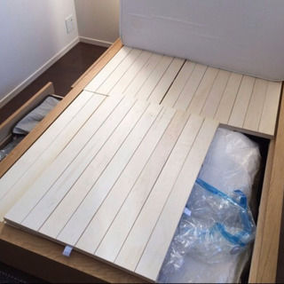 値下げ！　無印良品　セミダブル　ベット　マットレスなしの画像