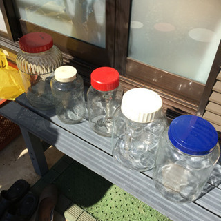 梅酒やらっきょ作りの 瓶 1瓶300円