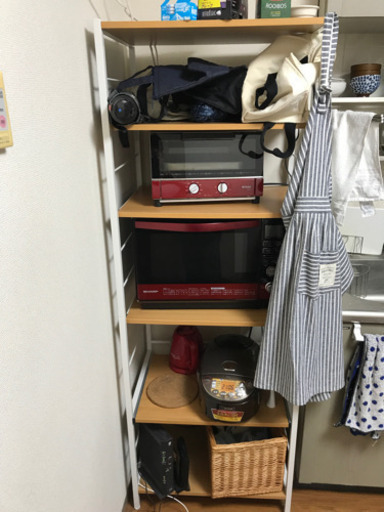家電ラック【美品】スチールラック　メタルラック