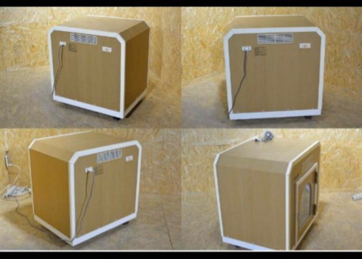 【美品】 使用少★ペット用防音室 内防音ハウス　ワンだぁルーム ボックスフラットタイプ 換気扇付PVU-030F　光触媒で臭い有害物質