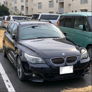 BMW 525i Mスポーツ　カーボンブラック　BBSホイール