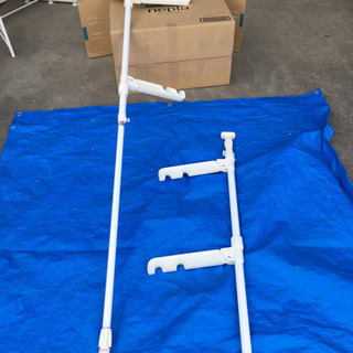 k2 屋内用突っ張り棒物干し竿受け物干し台　小