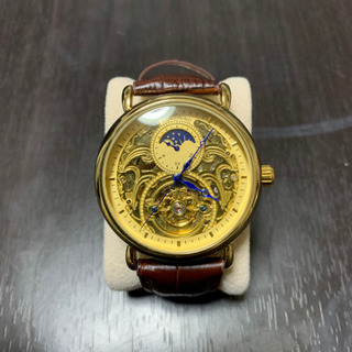 海外限定品　メンズ高級腕時計　ブラウンレザー