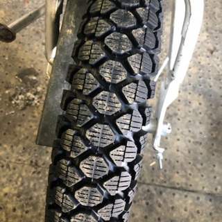 KLX110 雪中仕様　大人仕様　絶好調の画像