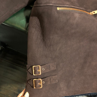 diesel ディーゼル　リアルムートンコート　新品　定価25万 レディースＬの画像