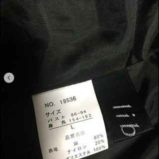 チャコールグレー 大きな襟がお洒落な軽量ジャケット Lサイズの画像