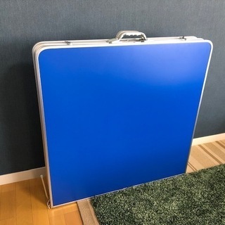 【卓球セット】　折りたたみファミリーピンポン台セットの画像