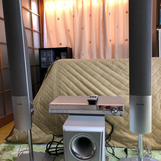 Panasonicのホームシアター用のアンプとスピーカーです。の画像