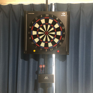ダーツ スタンド DARTSLIVE ダーツライブ ポールスタンド ブラック 200Sセットの画像