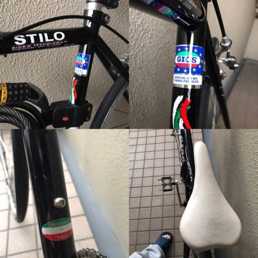 GIOS STILO ブラック GIOS STILO FLAT｜ジオス スティーロフラット シングルスピード