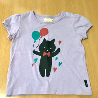 猫柄Tシャツ 80サイズ