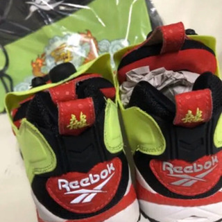 ジャッキー Reebok INSTAPUMP FURY 27cm ×ジャッキーチェン