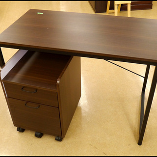 お買い得品! 勉強机 事務机 袖机付き オフィスデスク 39TOP