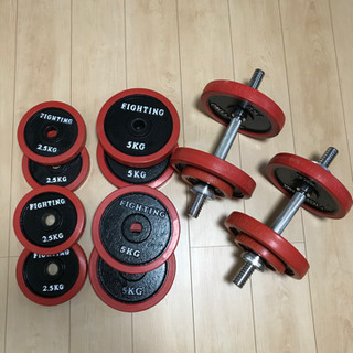 「SOLD」ファイティングロード　ダンベル30kg×2  計60kgの画像