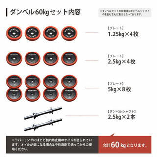 「SOLD」ファイティングロード　ダンベル30kg×2  計60kgの画像