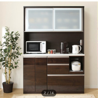 ニトリ　キッチンボード　アルミナシリーズ　140cm幅の画像