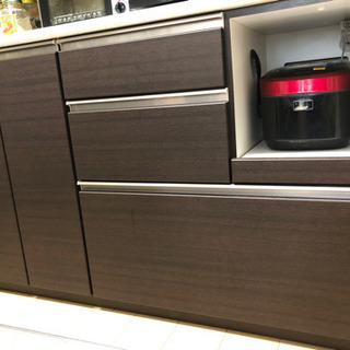 ニトリ　キッチンボード　アルミナシリーズ　140cm幅の画像