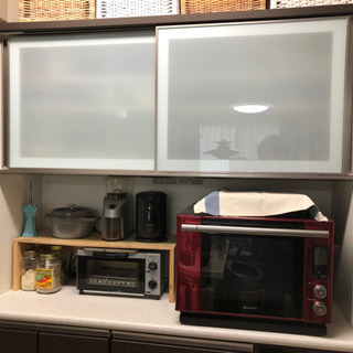 ニトリ　キッチンボード　アルミナシリーズ　140cm幅の画像