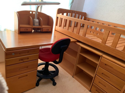 システムベッド&デスク　6点セット