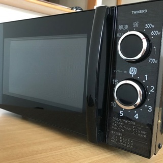 2016年製　ツインバード　電子レンジ　DR-D459 ブラック