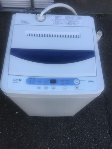 取引中  美品 洗濯機 5.0kg 風乾燥付