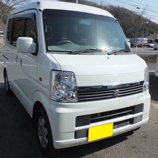 平成22年式 エブリィワゴン 車検ロング パールホワイト