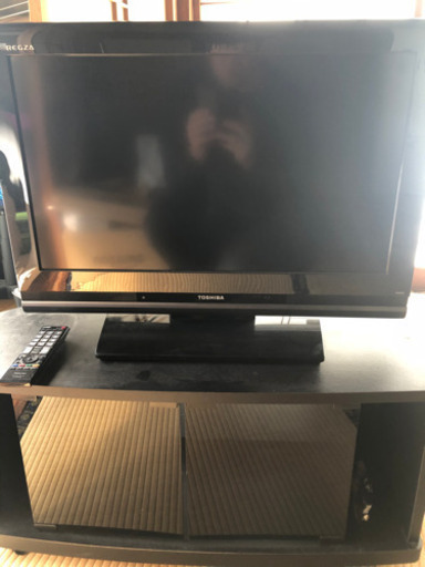 TOSHIBA REGZA 2003年式　テレビ台付き