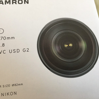 (新品未使用)タムロン 交換用レンズ SP 24-70mm F2.8 Di VC USD G2 A032N（ニコン用)の画像