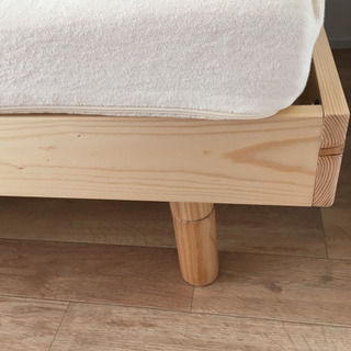 シングルベッド(マットレスつき)美品の画像