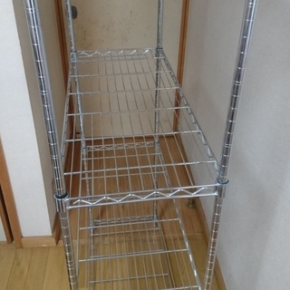 4段スチールラック　差し上げますの画像
