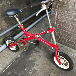 折りたたみ自転車の画像