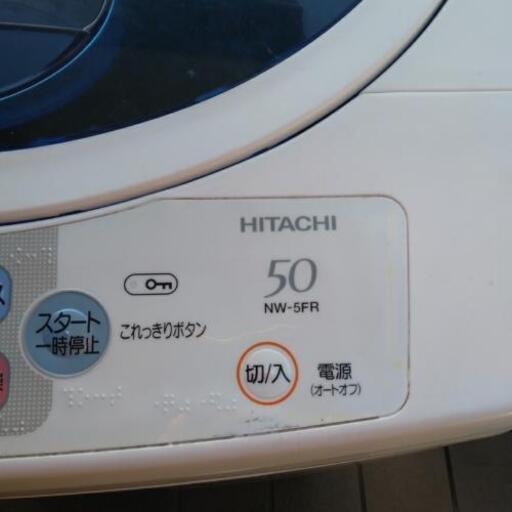 日立製作所　5キロ　洗濯機年式？